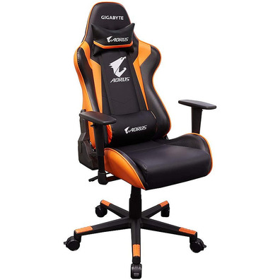 Silla Gaming Gigabyte AGC300 v2 Aorus Negro/Naranja