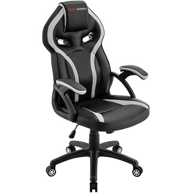 Silla Gaming Mars Gaming MGC118 Negro/Blanco