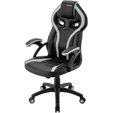 Silla Gaming Mars Gaming MGC118 Negro/Blanco