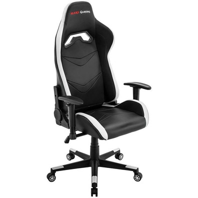 Silla Gaming Mars Gaming MGC3 Negro/Blanco