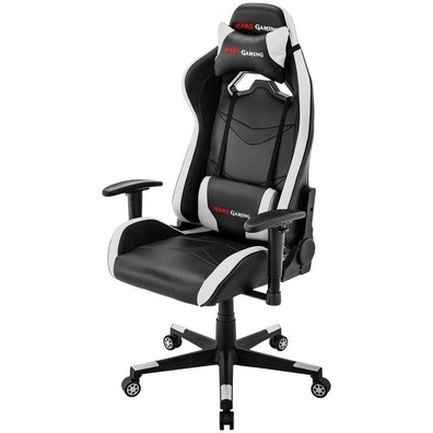 Silla Gaming Mars Gaming MGC3 Negro/Blanco