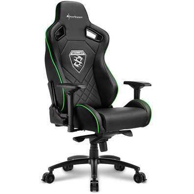 Silla Gaming Sharkoon Skiller SGS4 Negro Verde 160G