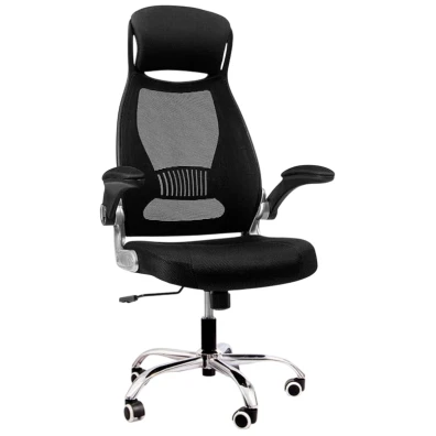 Silla de Oficina Powerbasics W2003 Negro - Reposabrazos Abatibles