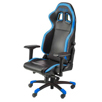 Silla Sparco Gaming Grip - Negra / Azul