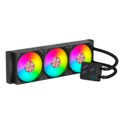 Sistema de Refrigeración Líquida ABYSM Oceanic Tide 360 Black ARGB Triple Fan Intel AMD