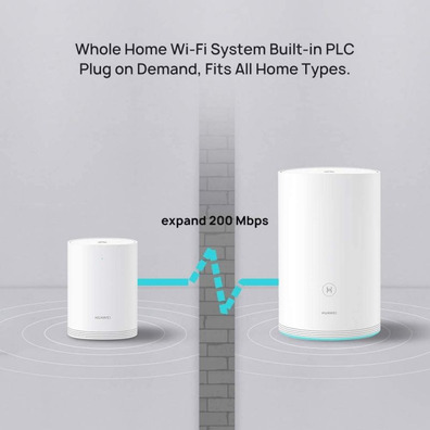 Sistema Mesh Wifi Huawei Q2 Pack Pro 530371534 (Base + 2 satélites)