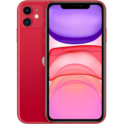 Smartphone Apple iPhone 11 64GB 6.1"  MHDD3QL/A Rojo