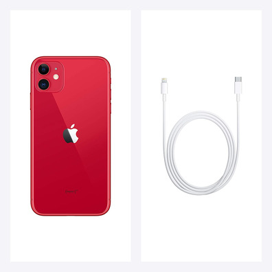 Smartphone Apple iPhone 11 64GB 6.1"  MHDD3QL/A Rojo
