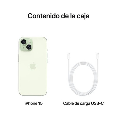 Smartphone Apple iPhone 15 512Gb/ 6.1"/ 5G/ Verde