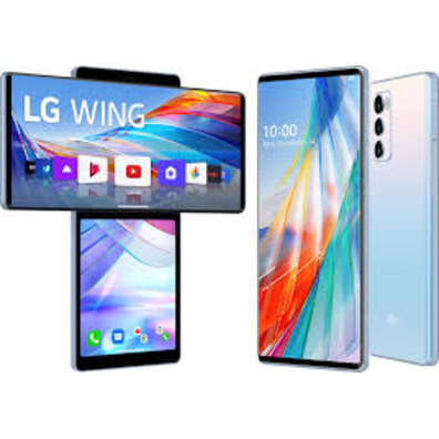 Smartphone LG Wing 8GB/128GB 6.8"+3.9" 5G Azul