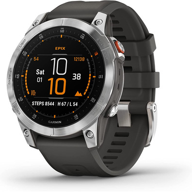 Smartwatch Garmin Epix 2 Plata/Gris