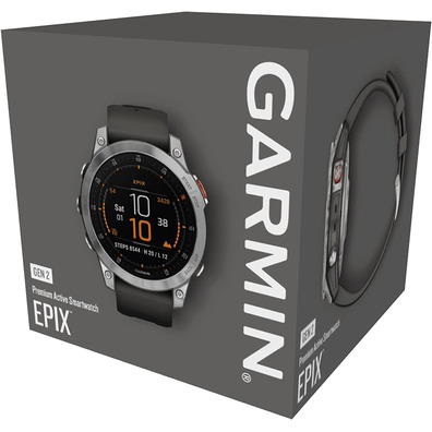 Smartwatch Garmin Epix 2 Plata/Gris