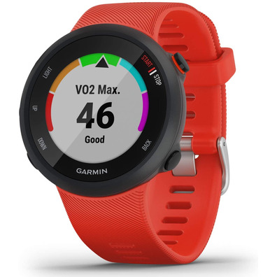 Smartwatch Garmin Forerunner 45 Notificaciones/Frecuencia Cardíaca/GPS Rojo