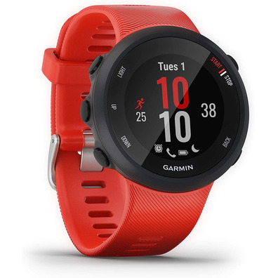 Smartwatch Garmin Forerunner 45 Notificaciones/Frecuencia Cardíaca/GPS Rojo
