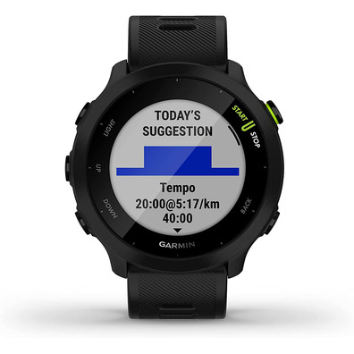 Smartwatch Garmin Forerunner 55 Negro