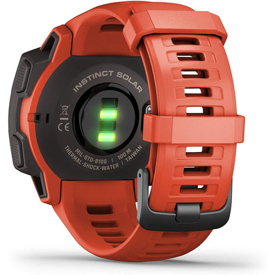 Smartwatch Garmin Instinct Solar Amarillo Rojo