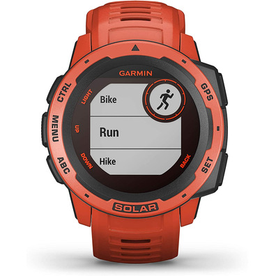 Smartwatch Garmin Instinct Solar Amarillo Rojo