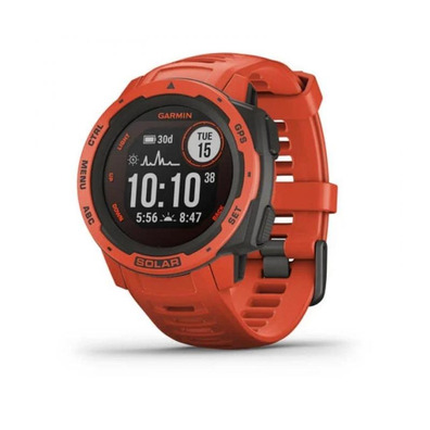 Smartwatch Garmin Instinct Solar Amarillo Rojo