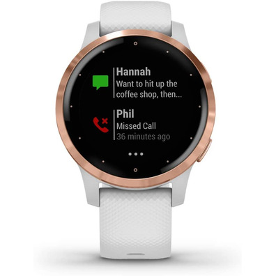 Smartwatch Garmin Sport Vivoactive 4S Blanco Rose