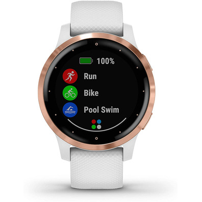 Smartwatch Garmin Sport Vivoactive 4S Blanco Rose