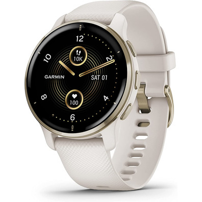 Smartwatch Garmin Venu 2 Plus GPS Beige y Oro