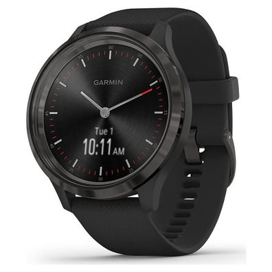 Smartwatch Garmin VivoMove 3 Pizarra con correa negra 44 mm