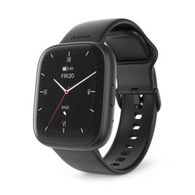 Smartwatch Hama 4000 LCD 1.65" IP68 Negros Sensores Salud