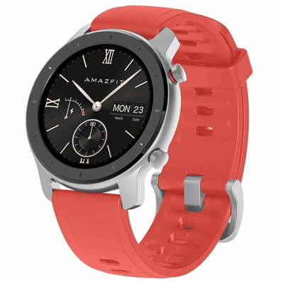 Smartwatch Huami Amazfit GTR 42mm Coral Red BT5/Pulsómetro/GPS