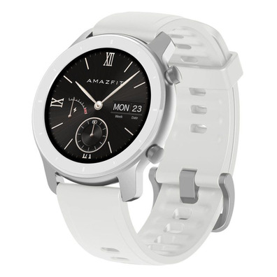 Smartwatch Huami Amazfit GTR 42mm Moonlight White BT5/Pulsómetro/GPS