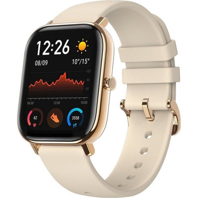 Smartwatch Huami Amazfit GTS Desert Gold 1.65''/BT5/Pulsómetro/GPS