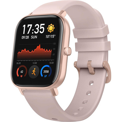 Smartwatch Huami Amazfit GTS Rose Pink 1.65''/BT5/Pulsómetro/GPS