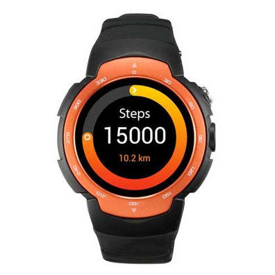 Smartwatch Leotec Black Diamond Naranja