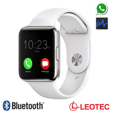 Smartwatch Leotec Bluetooth Pulse Blanco