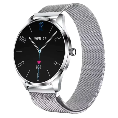 TN99 Smartwatch Plata con Correa Milanesa y Llamadas BT