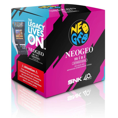 SNK NEO GEO Mini International Edition (40 juegos)