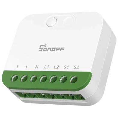Sonoff MINI-2GS Matter Interruptor Mini de Dos Canales