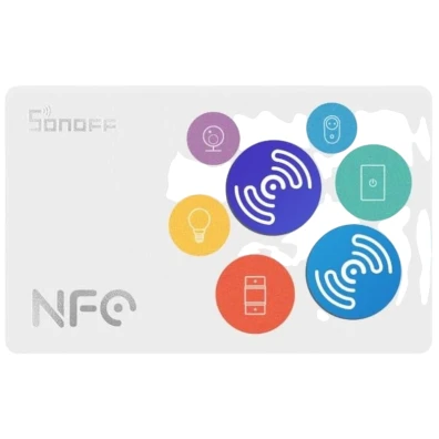 Sonoff NFC Tag Blanco - Etiqueta Adhesiva Inteligente