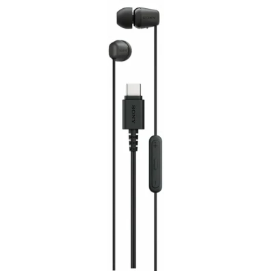 Sony IER-EX15C Auriculares con Cable USB Tipo C Negro