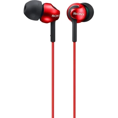 Sony MDR-EX110AP Auriculares con Cable Rojo