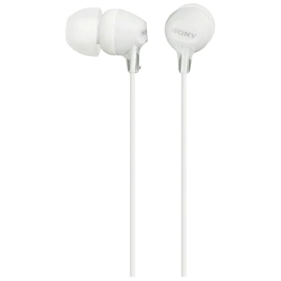 Auriculares Sony MDR-EX15AP Blanco con Micrófono