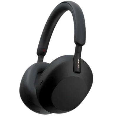 Sony WH-1000XM5SA - Auriculares Inalámbricos Hi-Res con ANC y Estuche Blando