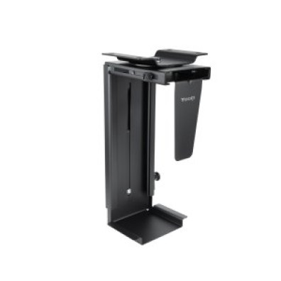 SOPORTE DE CPU AJUSTABLE SUSPENDIDO TOOQ TQMUD01 | 300-533mm Alto 88-203mm Ancho | Capacidad para 1 CPU