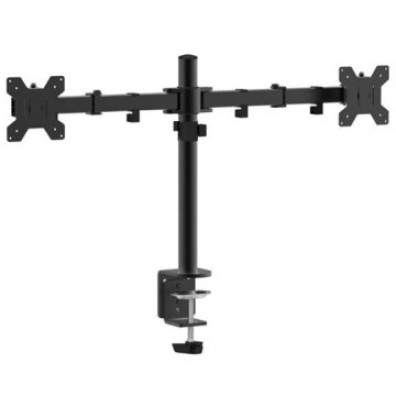 SOPORTE DE MESA PARA 2 PANTALLAS 10-27" BRAZOS CON 2 CODOS APPROX APPSMD02