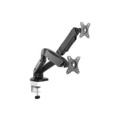 SOPORTE MESA PARA 2 PANTALLAS 13"-32" EQUIP 650121 BRAZO INCLINABLE GAS VESA 9