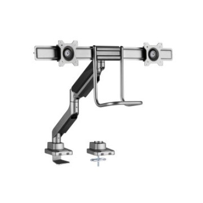 SOPORTE DE MESA PARA 2 PANTALLAS DE 17"-32" Max. 9Kg POR PANTALLA Max.VESA 100x100 EQUIP 650161