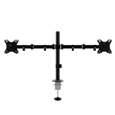 SOPORTE DE MESA UNYKA UK710102 2 CABEZALES AJUSTABLE Y GIRATORIO para pantallas 10-32 pulgadas, 10 kg, VESA 100x100