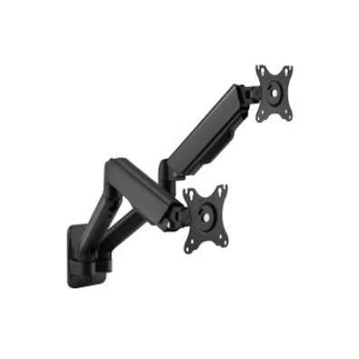 SOPORTE DE PARED PARA 2 PANTALLAS 17"-32" EQUIP ORIENTABLE CON BRAZO