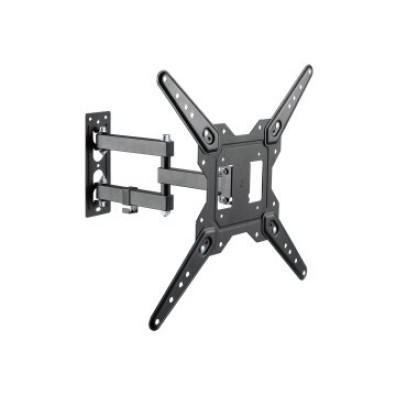SOPORTE DE PARED ORIENTABLE EQUIP PARA PANTALLA 23"-55" | DOBLE BRAZO INCLINABLE/GIRATORIO | Máx. 30KG