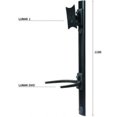 SOPORTE DE PARED ORIENTABLE OMB Lunar-Genio para Pantalla 10"-50" - Verti.+-20Âº Giro 90Âº VESA 200x20