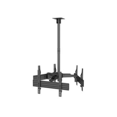 SOPORTE PROFESIONAL DE TECHO PARA 3 PANTALLAS 32"-65" - INCLINABLE HASTA 30KGS